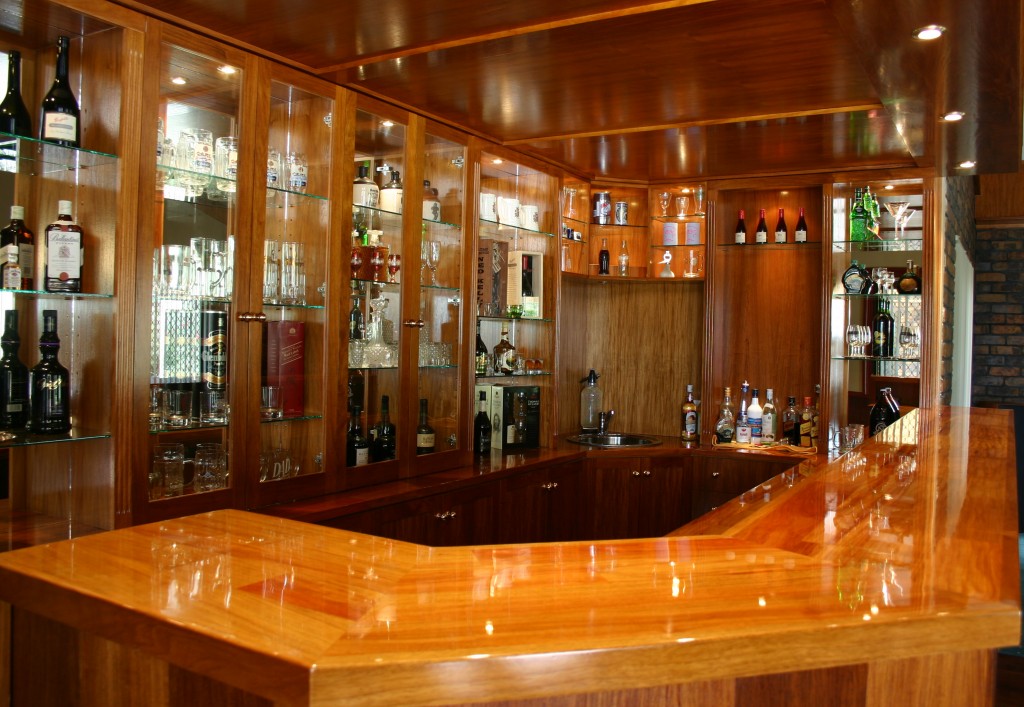 Solid Timber Rosewood Bar - Main View