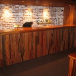 Custom built joinery bar